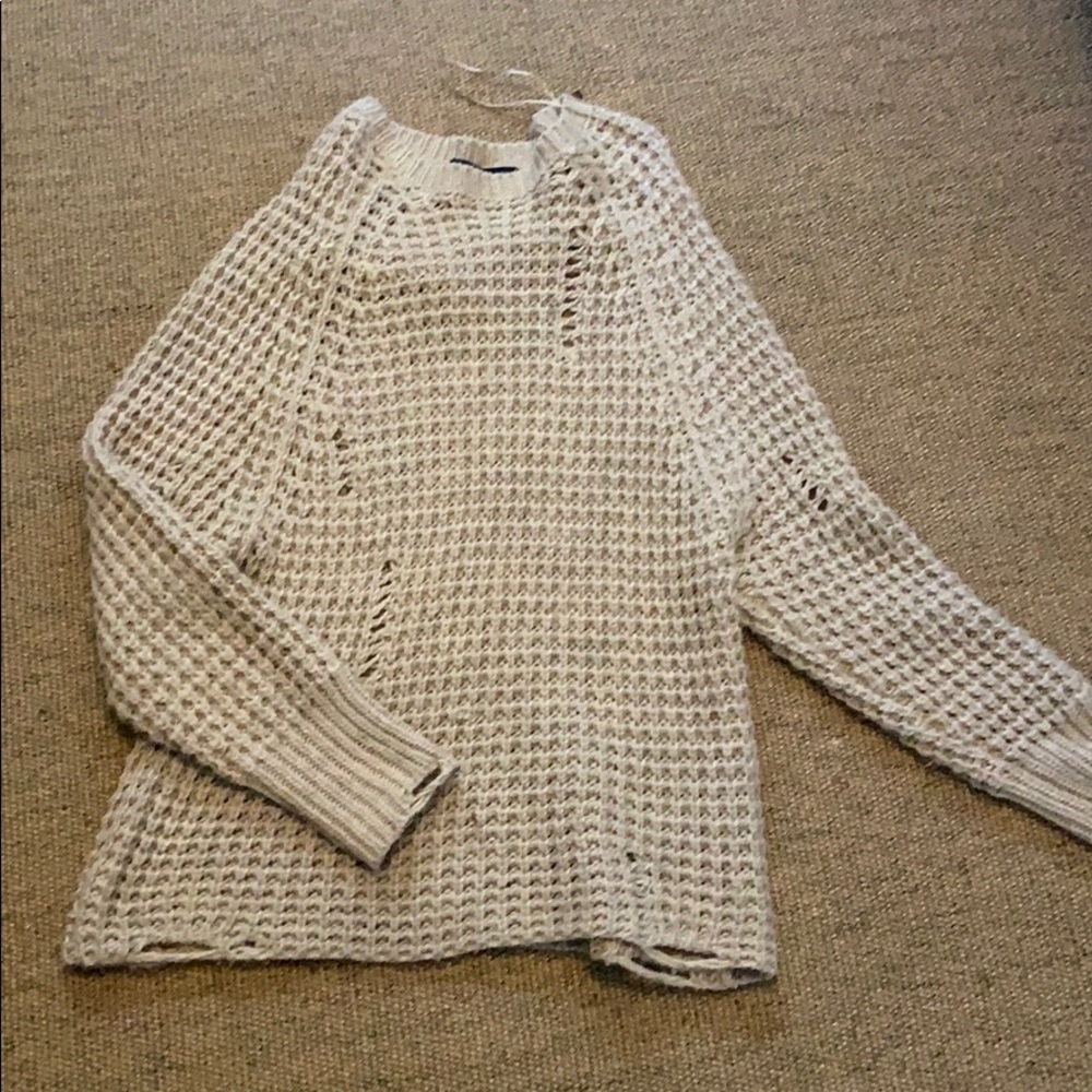 Oversized chunky Zara sweater